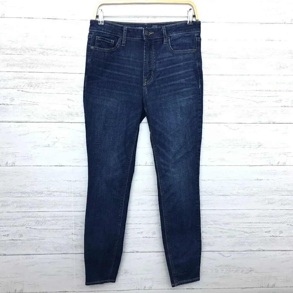 Old Navy Women's Jeans Rockstar Super Skinny Jeans High Rise size 8L length 29
